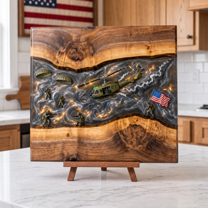 Helicopter military cutting board