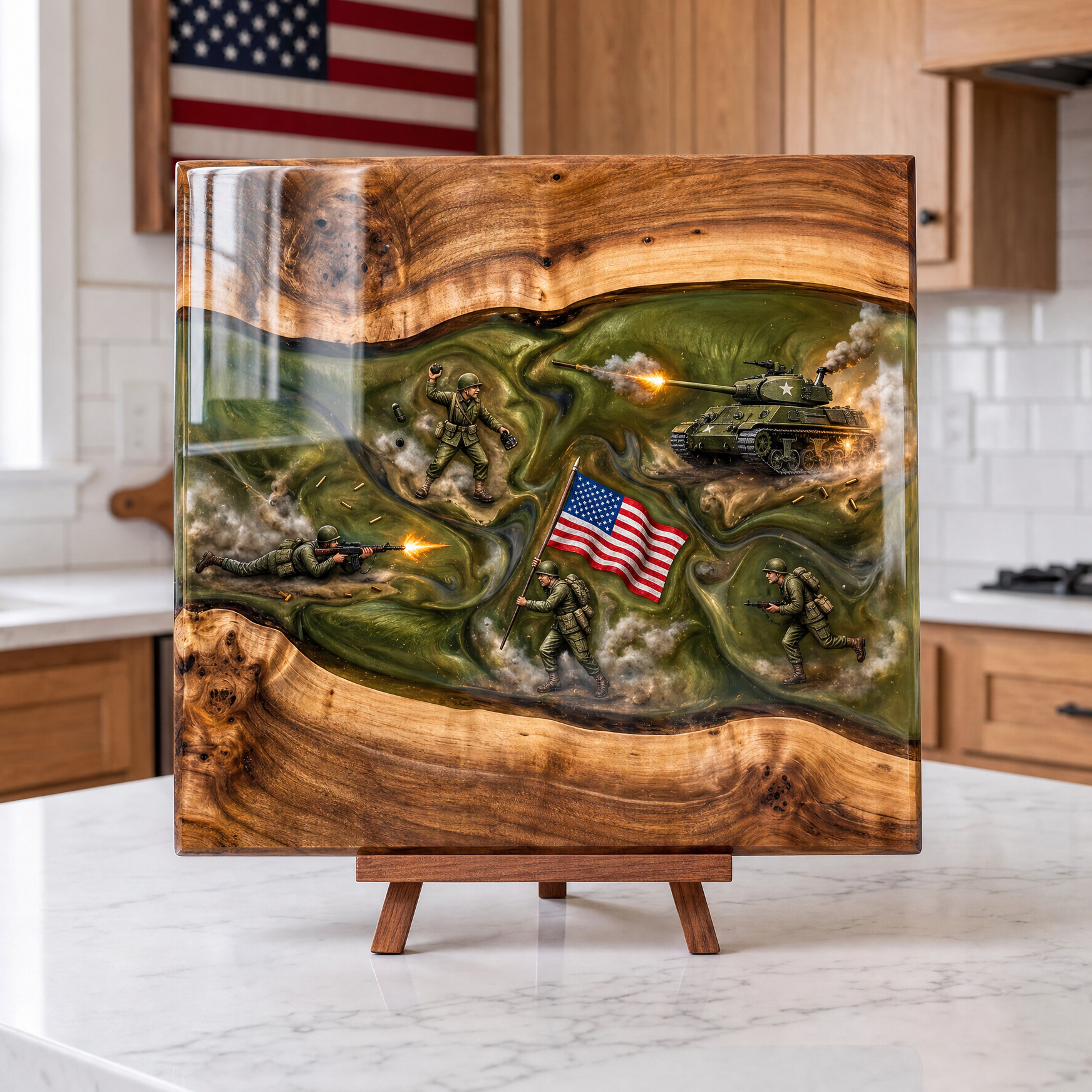 Soldiers military cutting board